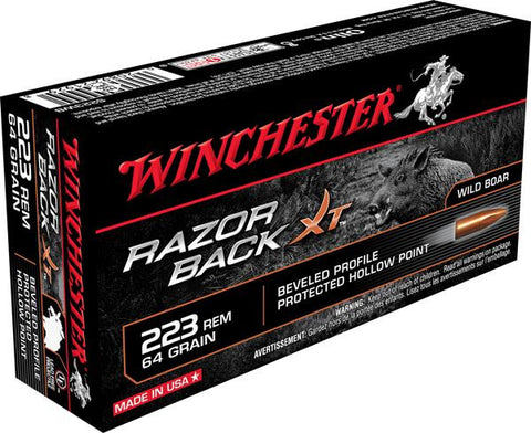 Win Razorback Xt 223 64gr 20bx