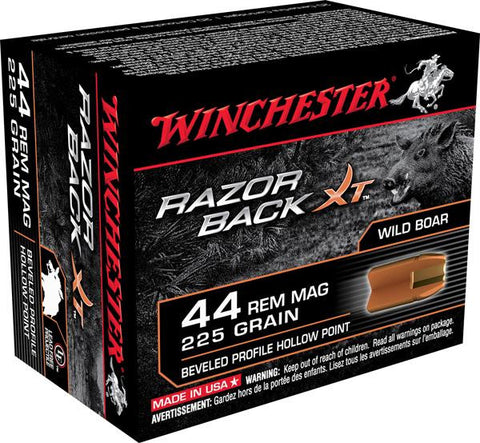 Win Razorback Xt 44mag 225gr 20bx