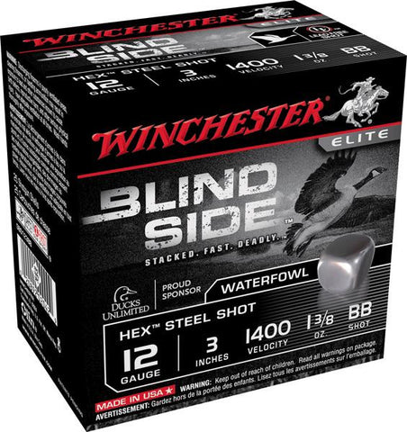 Win Blind Side 12g 3"" 13-8 25bx