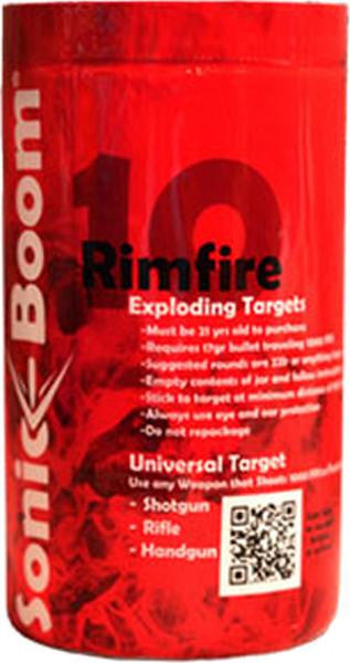 Sonic B Exploding Tgt Rimfire 10-pk