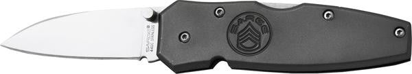 Sarge Lock Back 3 5-8"" Gun Metal Gr