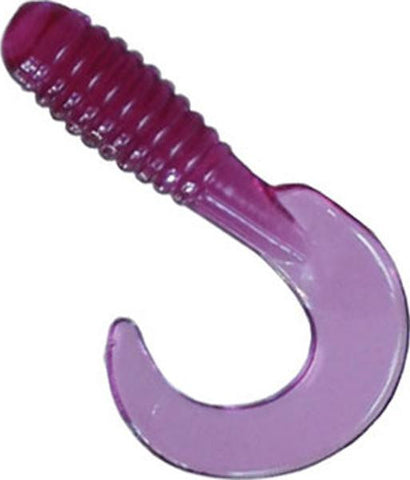 Creme St 2"" Curl Tail Grub Pur 10pk