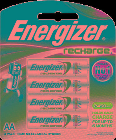 Ener Recharge Batteries Aa 4pk