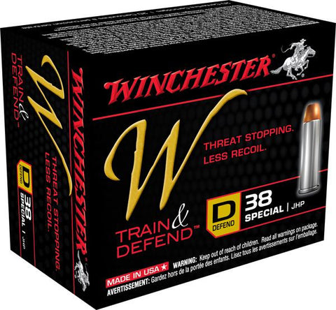 Win Defend 38spl 130gr Lr Jhp 20bx