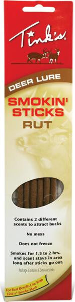 Tinks Rut Stick Smokin' Sticks 6pk