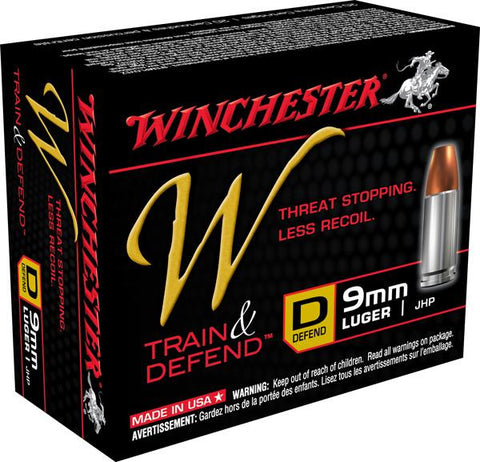 Win Defend 9mm 147gr Lr Jhp 20bx