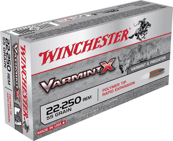 Win Varmint-x 22-250 55gr 20-bx