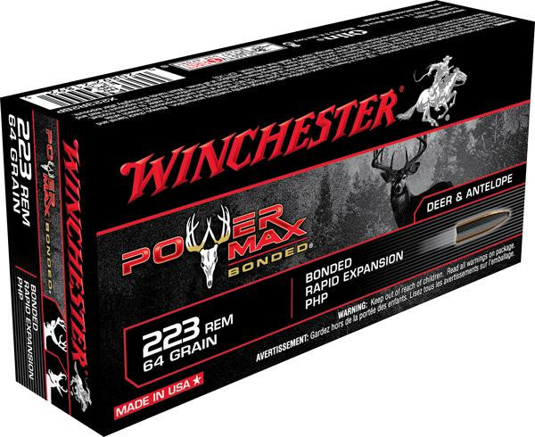 Win Power Max 223 64gr Bonded 20bx