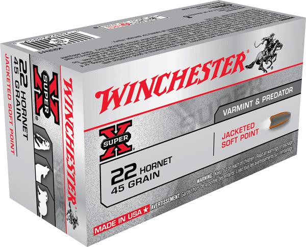 Win Var 22 Hornet 45gr Sp 50-bx