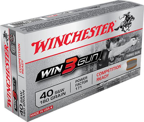 Win 3gun 40s&w 180gr 50bx